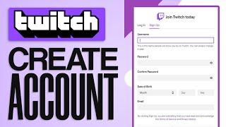  How to CREATE a TWITCH ACCOUNT (2024 PC Tutorial)