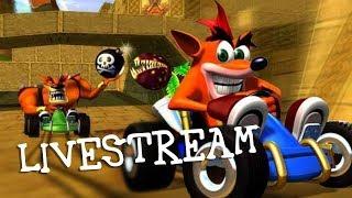 Toridori - Crash Team Racing Livestream - Crash Bandicoot Gameplay