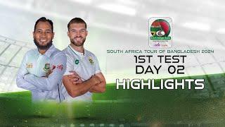 Bangladesh vs South Africa | Highlights | 1st Test | Day 2 | South Africa tour of Bangladesh 2024