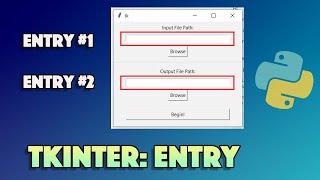 TKinter: Entry Widget Tutorial