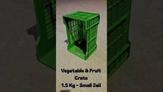 Gripwell fruits and vegetables crate - 25kg capacity - small jali