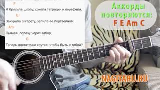 Алена Швец - "Портвейн" - Простые аккорды на гитаре, слова песни