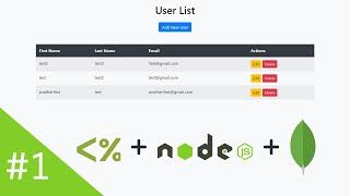 Part #1 | Node.js CRUD Tutorial: Building a REST API with Express & MongoDB 