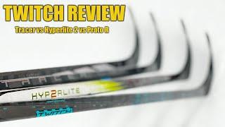 Bauer Twitch Hockey stick review - vs Nexus Tracer, Vapor Hyperlite 2, Proto R & Agent !