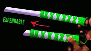 How to make origami Ninja sword | Ninja weapons | Crazy CW |