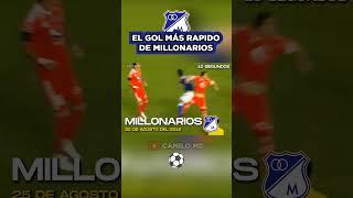 El gol más rapido de Millonarios FC #futbolcolombiano #futbol #ligabetplay