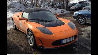 Första bekantskapen med Tesla Roadster och Model S