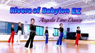 Rivers of Babylon EZ - Line Dance (Beginner)#추억의 명곡#Boney M#안젤라라인댄스