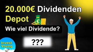 So viel DIVIDENDE zahlt mein 20.000€ Dividenden - Aktien Depot | Kritik an der Dividendenstrategie?