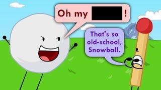 4 Millennial slang words in BFDI