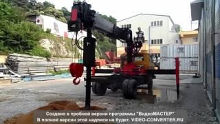 Работа БКУ Hotomi Auger LS 1030 на шасси МАЗ 4371