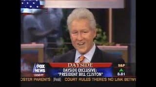 Steve Bridges as President Bill Clinton on Fox News "Dayside" @stevebridges2010