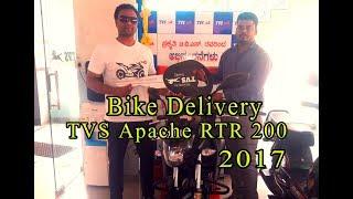 TVS Apache RTR 200 Bike Delivery || No ABS || BS4 || First Exhaust Note