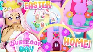  Decorating The *NEW* Eggcellant Cottage In The Overlook Bay Easter Event  | Roblox Overlook Bay