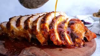 Garlic Butter Roast Boneless Turkey Breast