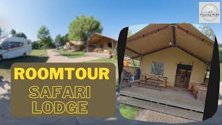 Glamping Safarilodge/Safarizelt CampingPlus Roomtour - Campingplatz Heidekamp