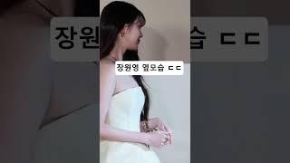 장원영 옆모습 ㄷㄷ