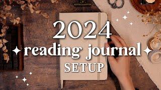  2024 Reading Journal Setup