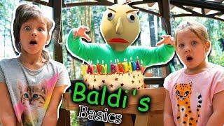 BALDI SPOILED KSUSHA'S BIRTHDAY! DAD vs. BALDI! Baldi's Basics in real life funny video