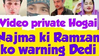 Najma ki WarningRishta Shoro hone Se Pehly hi katam Ramzan ki video Private 
