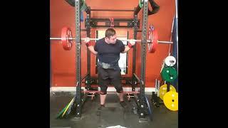 JuggernautAI Week 7 Day 1 | 435.4 for 3 | 5 sets of 3 at 401 | Squats | Powerlifting