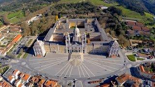 Mafra National Palace aerial view