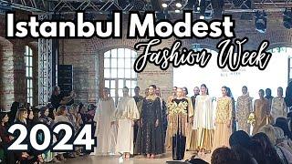 Style Spotlight : Istanbul Fashion Show 2024  | Ramp walk Modest  Fashion Parade #mfw ️