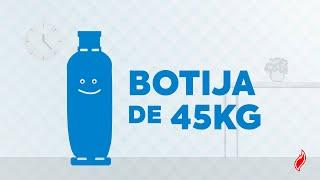 Conheça a botija de 45kg da Fogás