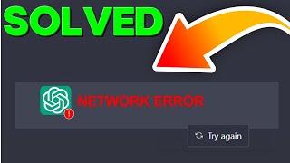 CHATGPT Network Error| Why is Chat GPT Not Working? EASY AND QUICK