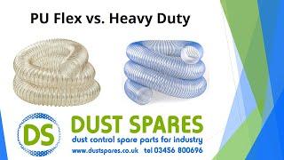 PU Flex vs. Heavy Duty Blue Spiral