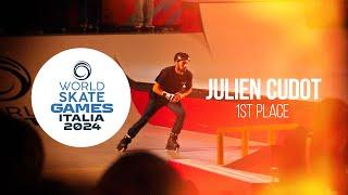 Julien Cudot Runs (1st place) - Worldskate Championships ROME 2024