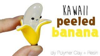 How to DIY Cute/Kawaii Banana Polymer Clay/Resin Tutorial