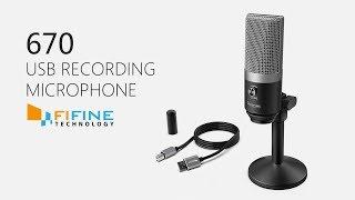 Introducing FIFINE Best USB Recording Microphone K670