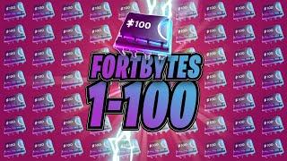 All Fortbyte Locations 1-100 (Fortnite)