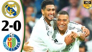 Real Madrid Vs Gatafe 2-0 all goal highlight Today Match 2024