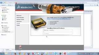 Installing Solidworks2013 32-64 bit.