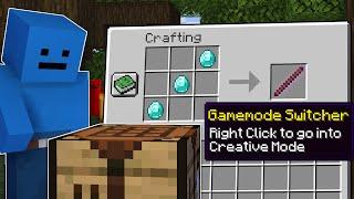 Minecraft Manhunt, But I Can Craft Gamemodes...