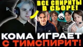 TeamSpirit в сборе! Yatoro, Larl, Rue vs Collapse, Mira, Koma!