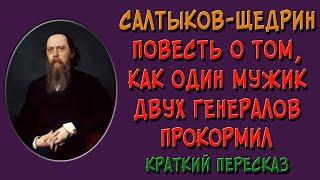 Повесть о том, как один мужик двух генералов прокормил. Краткое содержание