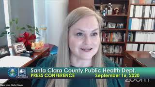 County of Santa Clara Public Health Department Press Conference - September 16, 2020