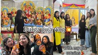 Durga puja vlogwith cousins‍️