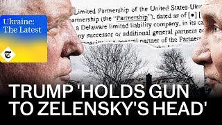 Revealed: Trump’s plan to force Ukraine to restore Putin’s gas empire | Ukraine: The Latest