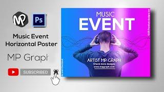 How to Create Music Event Flyer Design In Photoshop