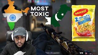 CSGO MAA Ki Maggi Most TOXIC INDIA PAKISTAN SEA Funny Players