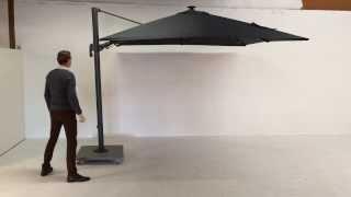 Palermo parasol with LED demo