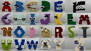 How To Build LEGO All Alphabet Lore characters A-Z