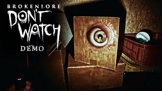 Trapped in a Tokyo Apartment and I'm Being Watched | BrokenLore: DON'T WATCH (demo)