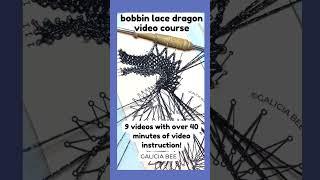 If you need a little help with the new dragon pattern.   #bobbinlace #fiberart #lace #lacemaking