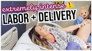 OFFICIAL BIRTH VLOG- RAW + REAL LABOR + DELIVERY OF BABY! NATURAL BIRTH @BriannaK