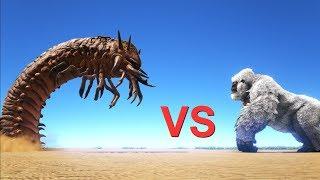 Deathworm vs Bosses (Broodmother, Megapithecus) || ARK: Survival Evolved || Cantex